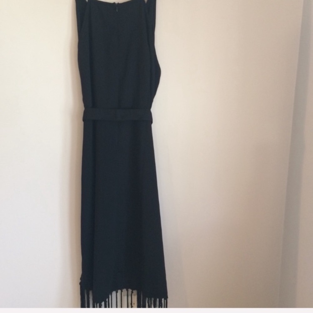 NWT Asos Curve Fringe Hem Wrap Dress - Picture 8 of 8